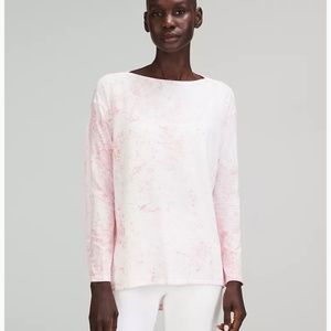 NWT Lululemon Back in Action Long Sleeve Shirt